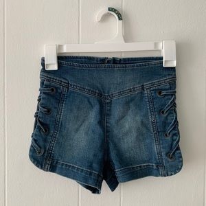 Boho side detail shorts